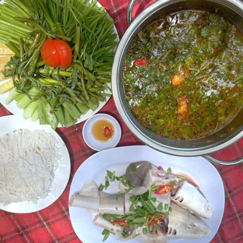 Cá Nhám Nấu Chua